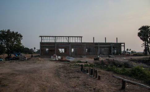 カンボジアの学校建設地69日目の様子