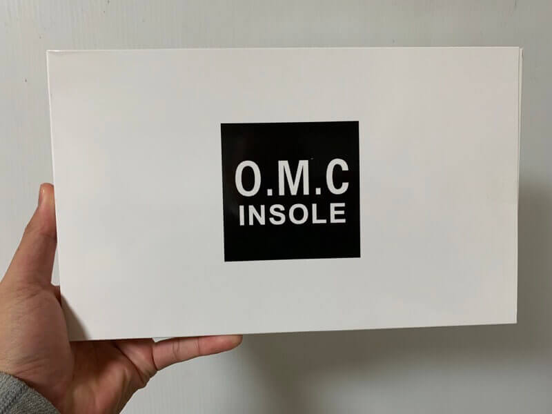 O.M.C TOKYOのインソールの箱