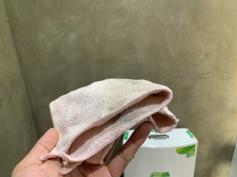 トイレ掃除用の雑巾