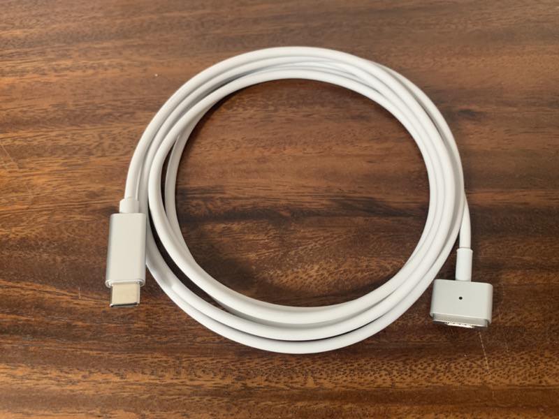 USB Type-C対応のMagSafe2充電ケーブル