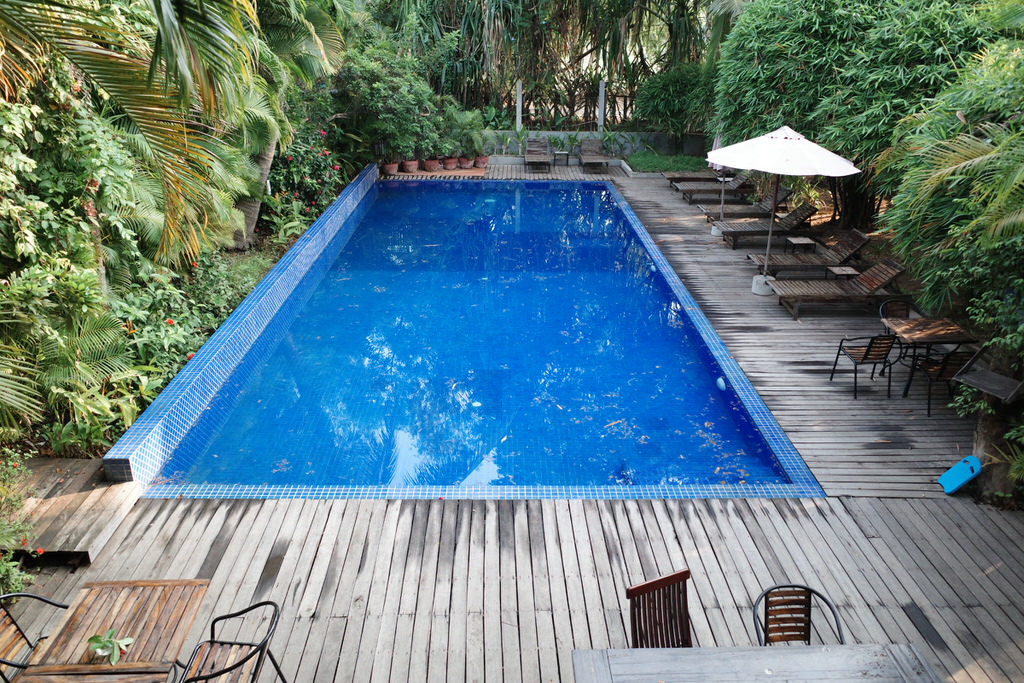 Sambor Village Hotelのプール全貌